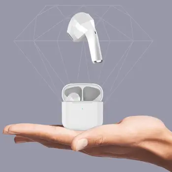 

Headphone Wireless Bluetooth 5.0 Earphone Mini Earbuds 4-5 Time Hours For Smart Sport Phone With Box Around Headset Chargin C8S4