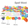 78PCS Children Montessori Language Toys Card Alphabet Puzzle Game Early Educational Spelling Learning Toy For Toddler Preschool 2