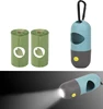 Mejor Compra Perro Bolsa para popó s de luz LED residuos dispensador de bolsa se adapta para correa de mascotas Degradable Bolsa para popó s conjunto de limpieza suministros aVjqjJQol