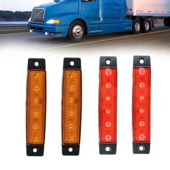 

Lamp Side Marker Lights Safety 6 LED Indicator Car Truck Emergency lights