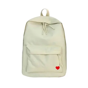 

Fashion Women Solid Color Canvas Bags Capacity Student Backpack High Capacity High Quality Durable Travel Couple Hand Bags#BL1