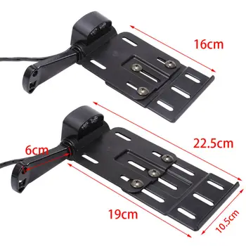 

LED License Plate Bracket Mounted Holder Retractable Equipment Exterior