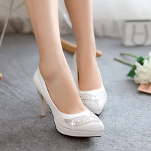 Новинка; женская прогулочная обувь; туфли-лодочки на высоком каблуке; женская обувь из искусственной кожи; женская обувь для вечеринки и свадьбы; Mujer Zapatos; размеры 34-43