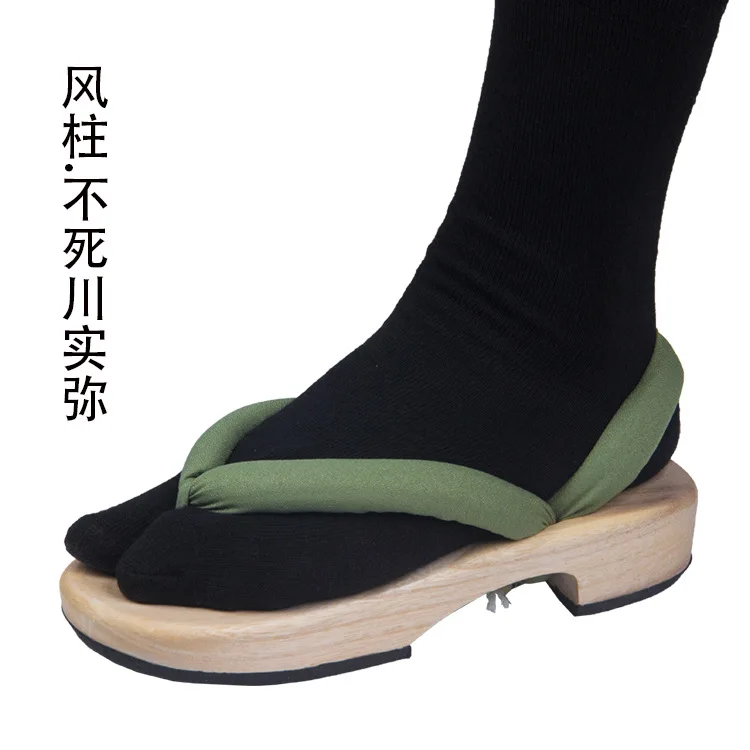 anime cosplay Anime Demon Slayer Cosplay Shoes Kimetsu No Yaiba Kamado Tanjirou Clogs Sandals Kamado Nezuko Geta Agatsuma Zenitsu Flip Flops pirate costume women