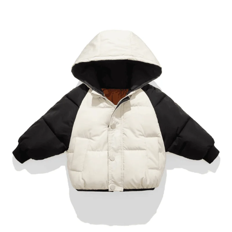 Photo Color winter new children's wear down coat children boys and girls cotton clothes thick winter coat cotton children down coat - Color: Photo Color