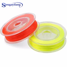 Sougayilang-ligne de pêche flottante tressée, avec support à la mouche, poids 100yds, 20-30lb, nymphe