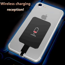 Para o iphone 6 s 6plus 7plus 5 5S 5c sem fio carregador receptor módulo remendo qi padrão sem fio recebendo acessórios de carregamento