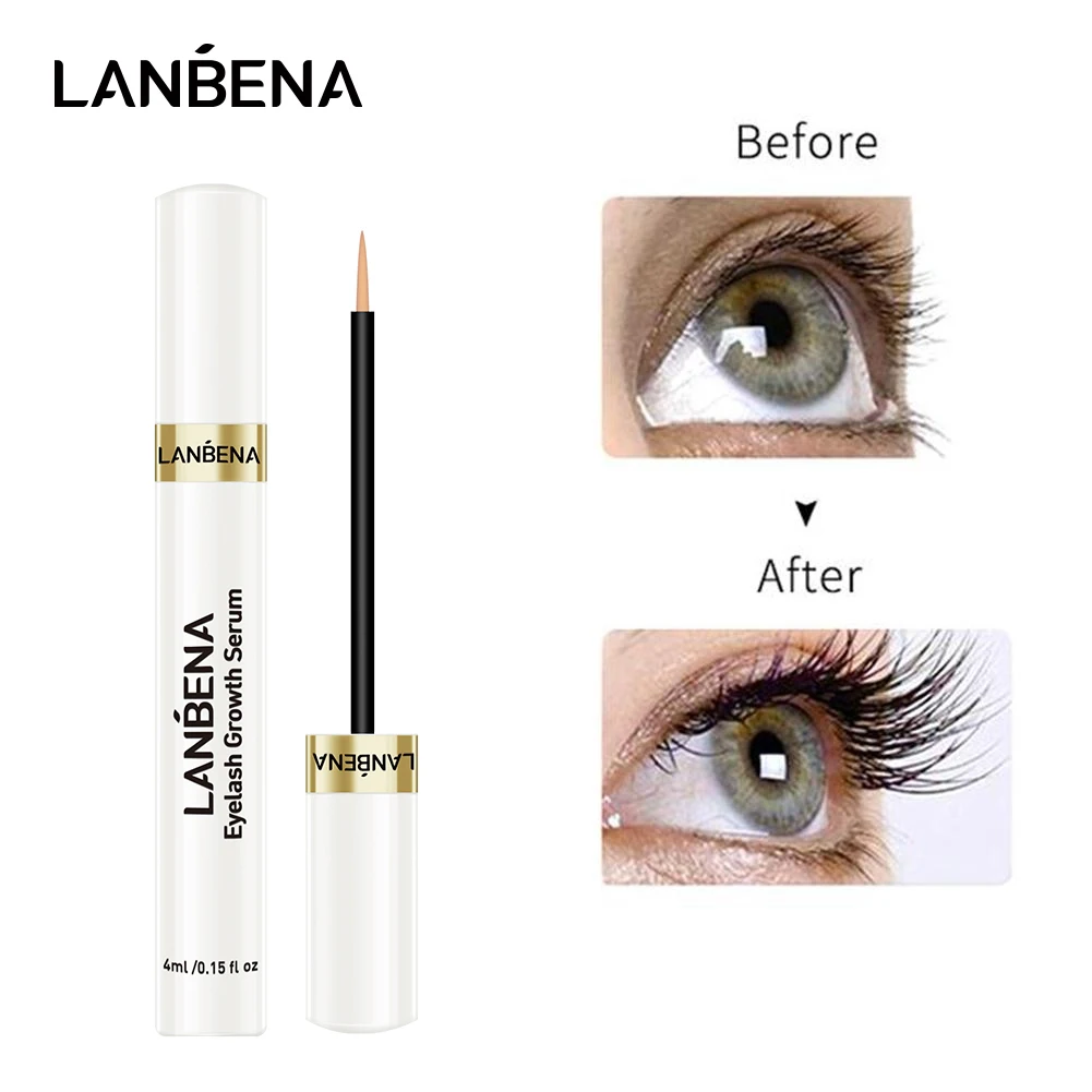 Lanbena Eyelash Growth Serum Eyebrow Fast Growth Liquid Essential