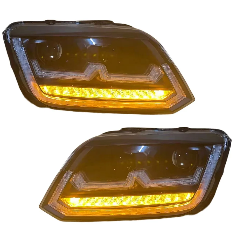 Vehicle Led Head Lights Fit For Vw Amarok V6 2008 2009 2010 2012 2013 2015 2015 Front Head Lamp Lamps underglow lights