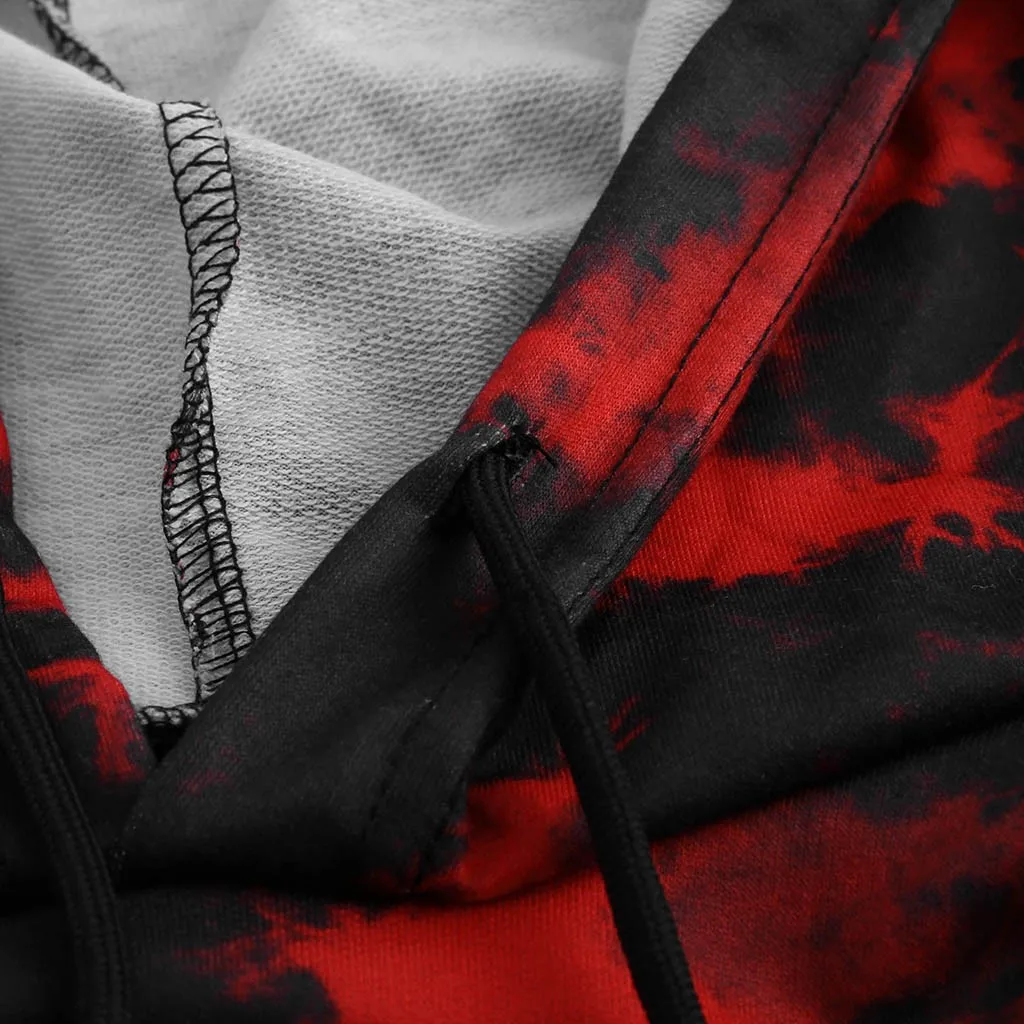 Для мужчин s Dyeing Joggers Осенняя Толстовка с принтом галстука топ брюки наборы спортивный костюм Фитнес Бодибилдинг мужские толстовки брюки джоггеры