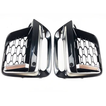 

Fit for BMW New X3 G01 X4 G02 cerium Gery Lamp Cover 2018-2020 Frame Trim Protector Exterior CoverFront Fog Light grille
