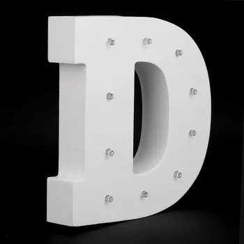 

Wooden 26 Letters LED Night Light Festival Lights Party Bedroom Lamp Wall Hanging Photography Ornaments (Letter A to X) Hot Sale