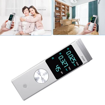 

Air Quality Pollution Monitor USB Charging HCHO TVOC API Formaldehyde Detector LCD Display Accurate Home Office Professional