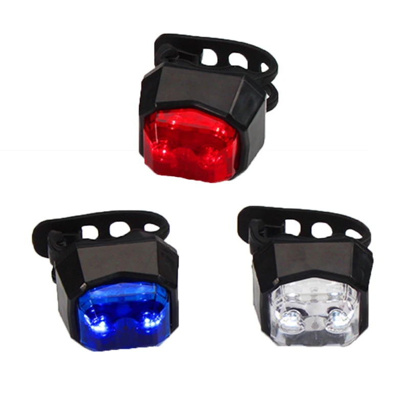 Clearance USB Waterproof Bike Bicycle Cycling Front Rear Tail Helmet Red Flash Safety Lights Bicycle Warning Lamp Safety Warning Light 3
