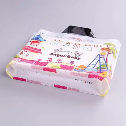 50pcs Hight Quality Plastic bag hand bag clothes children's bag gift bag Free Shipping