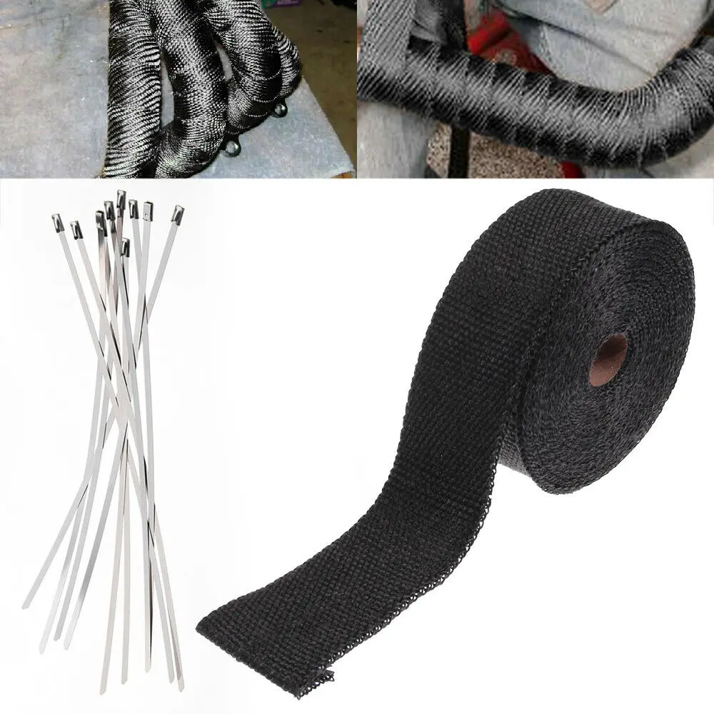 

Exhaust Pipe Modification High Temperature Cotton Insulation Tape Brown 51mm Wide 10m Anti-scalding Cloth Effective