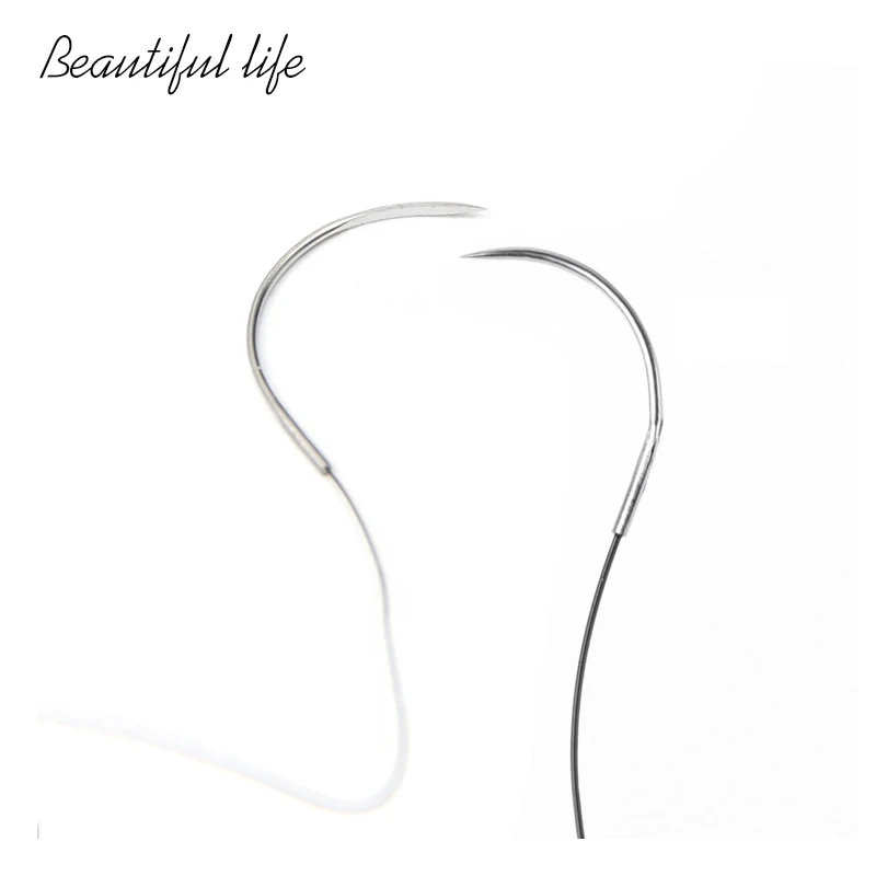 10 pcs Suture needle surgery tool nano-traceless angle needle eyelid burying surgical instrument triangle eyebrow canthus ophthalmic tool plastic surgery tool