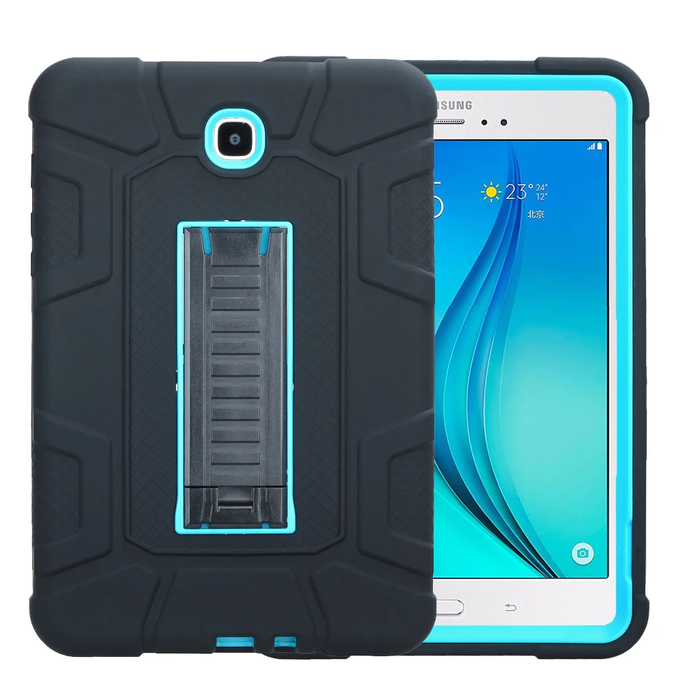 Для samsung Galaxy Tab A 8,0 дюймов T350 T355 чехол детский безопасный PC силиконовый гибридный противоударный чехол для планшета