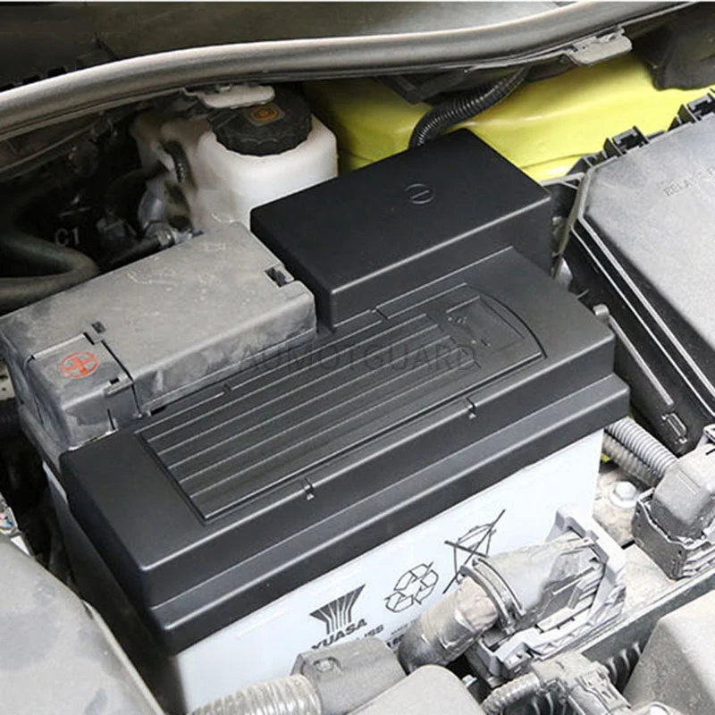 

For Toyota CHR C-HR 2018-2020 Car Battery Negative Protective Cover Decorative Frame Engine Battery Cover 1pc