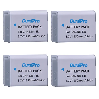 DuraPro 1 шт. NB-13L NB 13L NB13L камера Литий-ионная батарея для Canon PowerShot G5 X G5X G7 X G7X G7 X Mark II G9 X G9X батарея для камеры - Цвет: 4 Battery