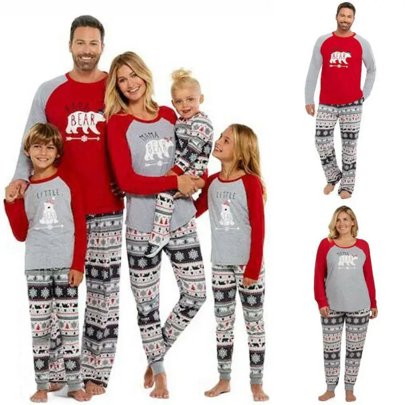 Long Sleeve Shirt Pants or Baby Romper Xmas Clothes Set jskjlkl Christmas Family Matching Pajamas Set