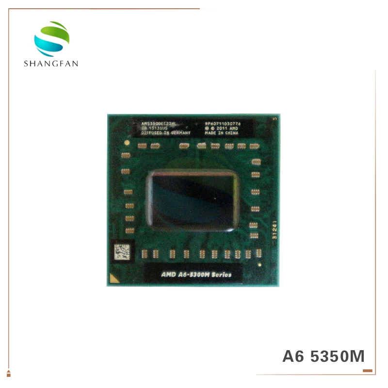 Двухъядерный процессор AMD A6 5350M 5300M AM5350DEC23HL 2 9 ГГц для ноутбука разъем FS1|cpu socket