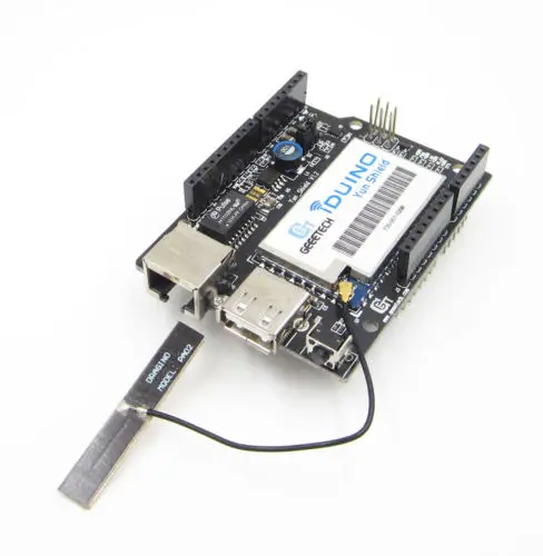 Мощный Iduino Yun щит Linux Wi-Fi, ethernet USB проект Горячий