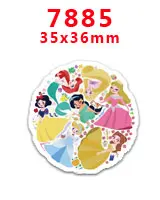 7885 30 шт мультяшный персонаж плоское украшение из смолы PR9770 - Цвет: 7885