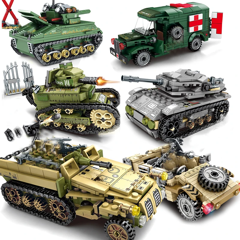 Военные автомобили WW2 бронированная машина немецкая модель медицинский грузовик