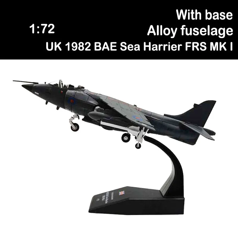 1/72 классический самолет Великобритании 1982 BAE Sea Harrier FRS MK I армейский истребитель