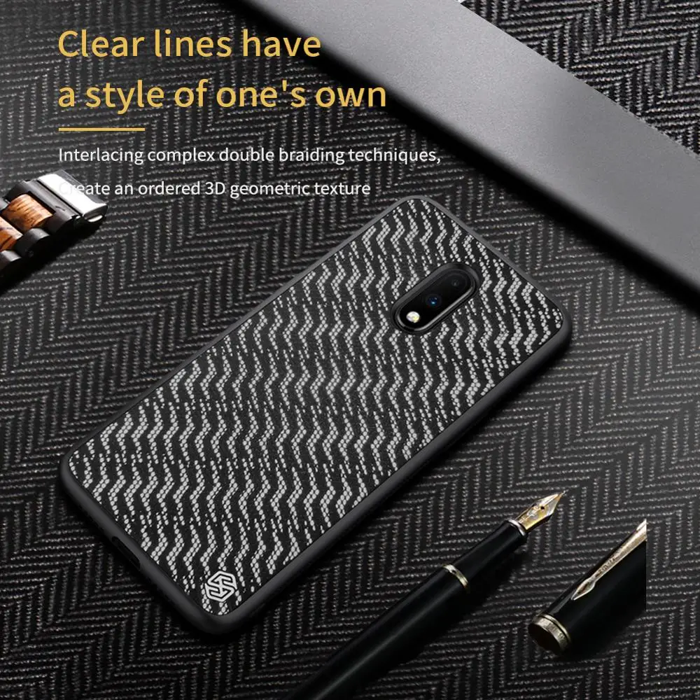 Чехол для Oneplus7 Oneplus 7 pro One plus 7pro блестящий чехол s Nillkin Жесткий ПК + мягкая