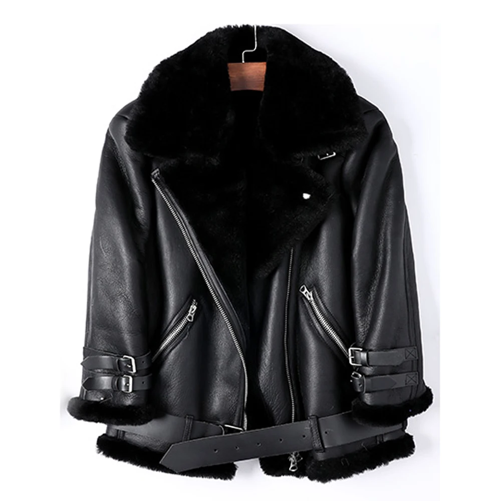2019 лучшее качество настоящая овчина шуба натуральная черная замша женская