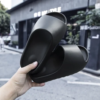 

.Hot Sale Summer Slippers Simple Men Slides Bathroom Non-slip Soft Bottom Sandals Male Flip Flops Shoes Man Zapatos De Hombre