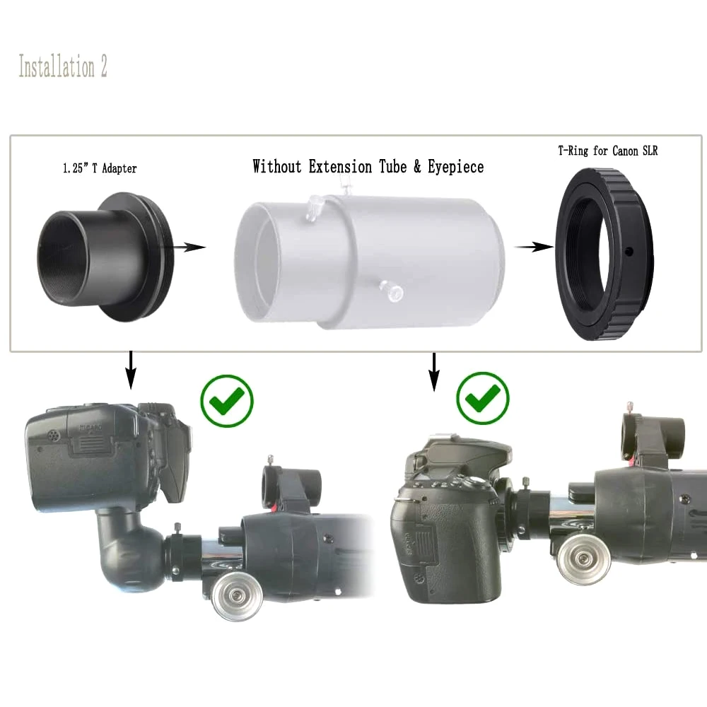 TS Optics Adapter Adattatore Da 1,25" A Filetto Filtro 2 - Foto 11