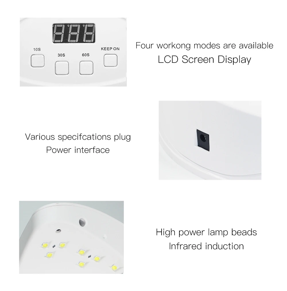 SUN X7 Plus светодиодный светильник 36 светодиодный s УФ-сушилка для сушки гель для ногтей Polish10S/30 S/60 S автоматический датчик таймер маникюрные инструменты 90 Вт Сушилка для ногтей