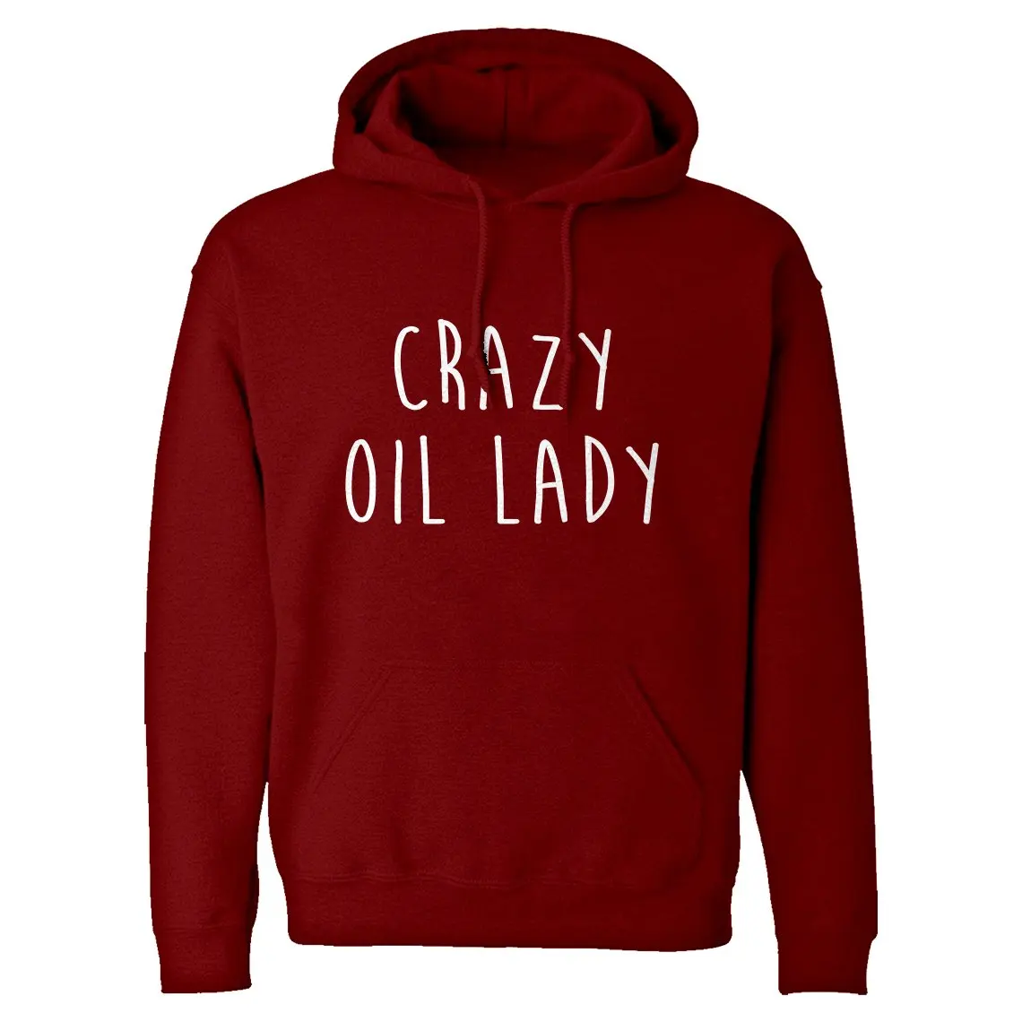 TSDFCCrazy Oil Lady Unisex Adult Hoodie |