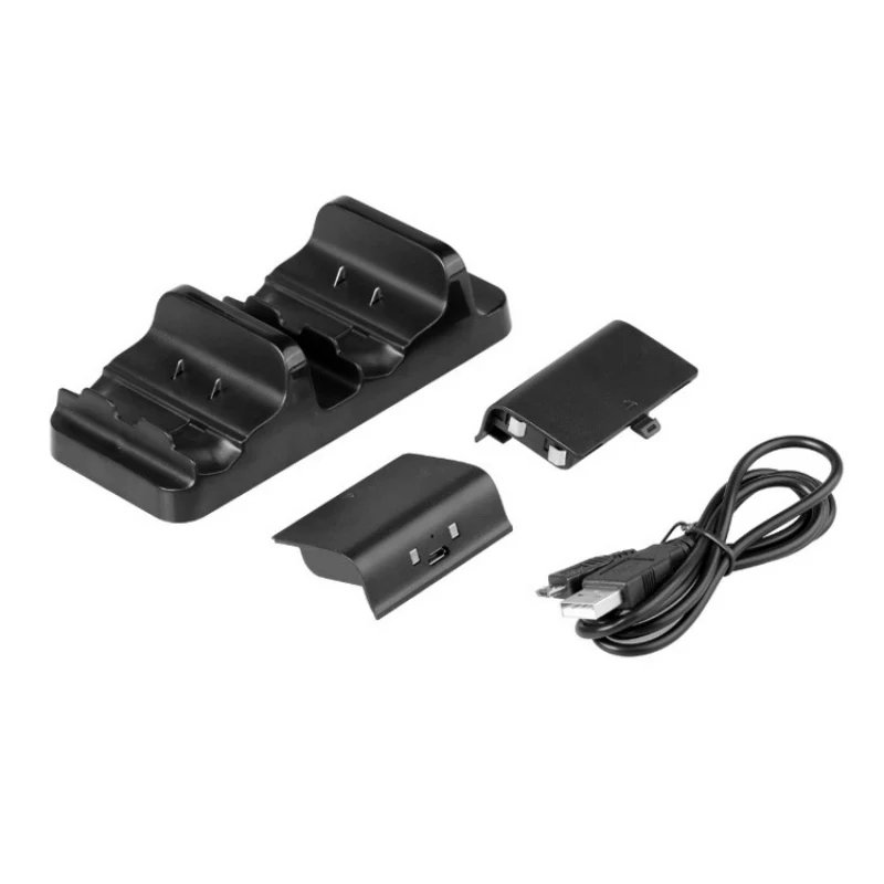 

Dual Charging Dock Controller Charger + 2pcs Rechargeable Batteries for XBOX ONE Rechargeable Battery Best Dual Charging Station