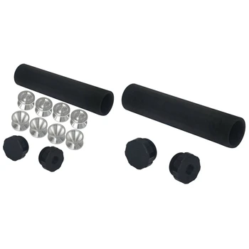 

11Pcs Car Fuel Filter D Cell Storage Cups with 3Pcs 9 Inch Car 6061 Aluminum Fuel Filter Spiral 1/2-28