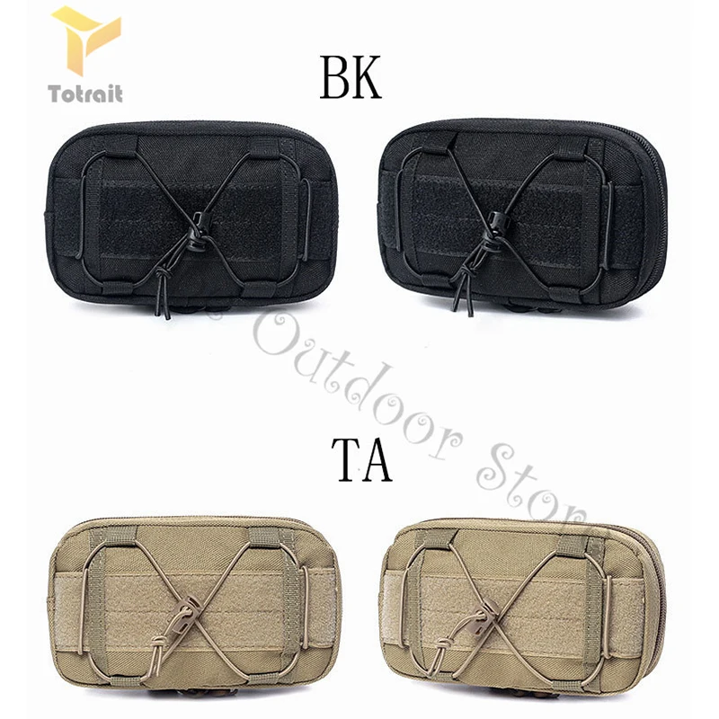 TOtrait 10000D Outdoor Camping Molle Pouch Tactical receive small pocket Military Wallet Waist Packs Travel Hunting Rifle Bag