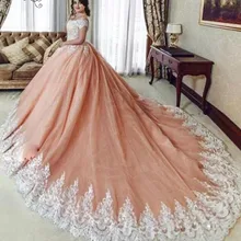 Роскошные коралловые Бальные платья, бальное платье с кружевной аппликацией, милое 16 платье, платья для дня рождения