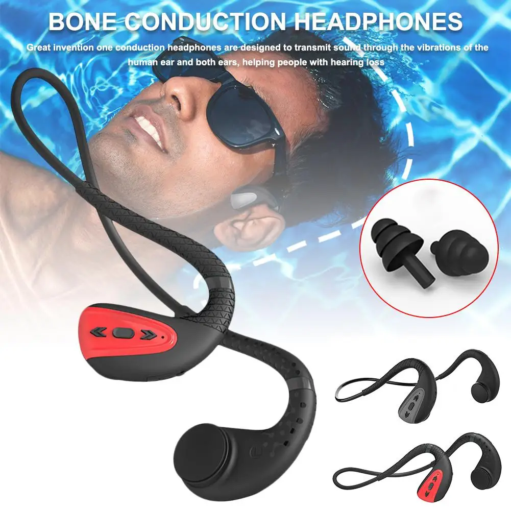 Bluetooth 5 0 гарнитура Стерео уровень 8 водонепроницаемые спортивные для плавания
