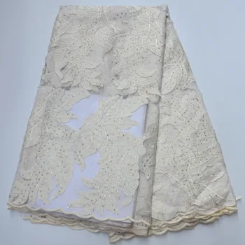 

Newest African Tulle Lace Fabrics With Stones Embroidery Net Lace African French Lace High Quality With 3d embroidery Wedding