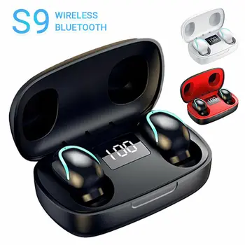 

S9 TWS Bluetooth 5.0 Wireless Mini HiFi In-Ear Earphones Earbuds for iOS Android Phone accessories Wireless Earphones
