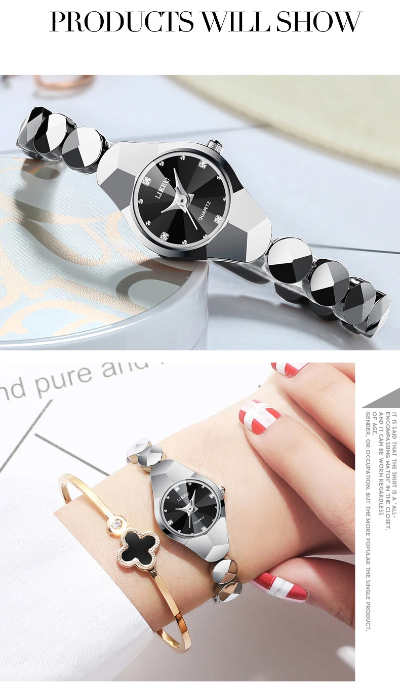 Bracelet watch female tungsten steel color waterproof Korean fashion simple diameter 20mmwrist watches for women