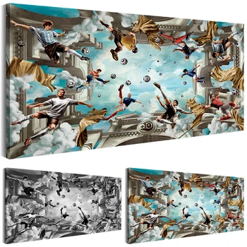 

Fashion Canvas Print Football Star Player Picture Wall Art Living/Bedroom Poster Home Decoration For Home Painting Decor
