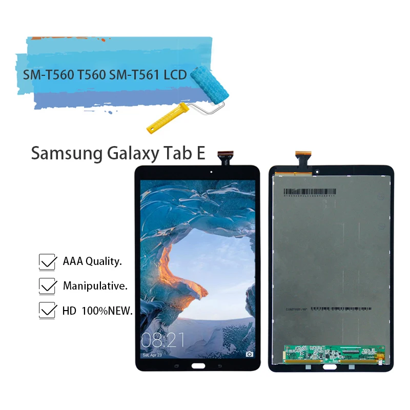 Для samsung Galaxy Tab E 9,6 SM-T560 T560 SM-T561, ЖК-дисплей, сенсорный экран, дигитайзер, матричная панель, запчасти для планшета