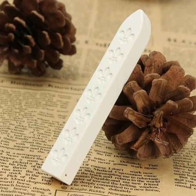 White 1 шт. винтажная уплотнительная Восковая Палочка для свечей, пригласительных конвертов, букв, документов, почтовых открыток, украшения - Цвет: White