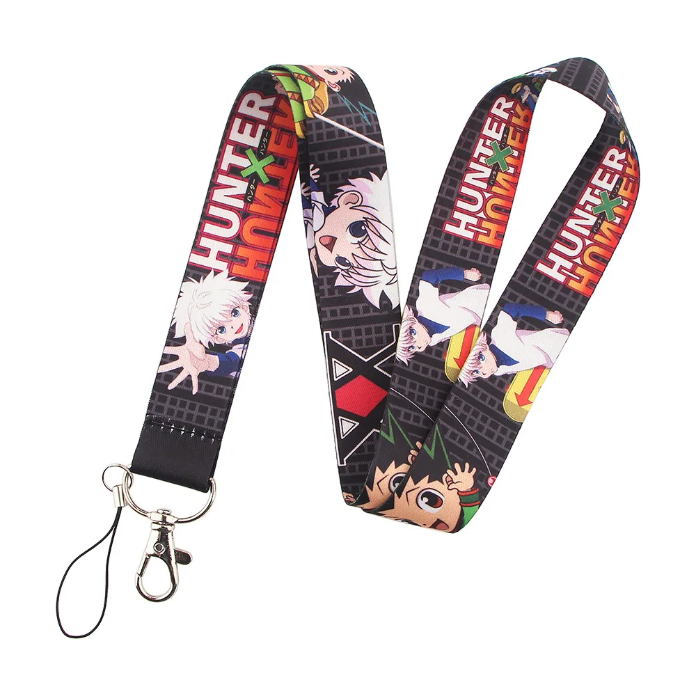 1 шт. модный брелок для ключей в стиле аниме Hunter X Lanyards фигурка Killua Zoldyck Gon Freecss