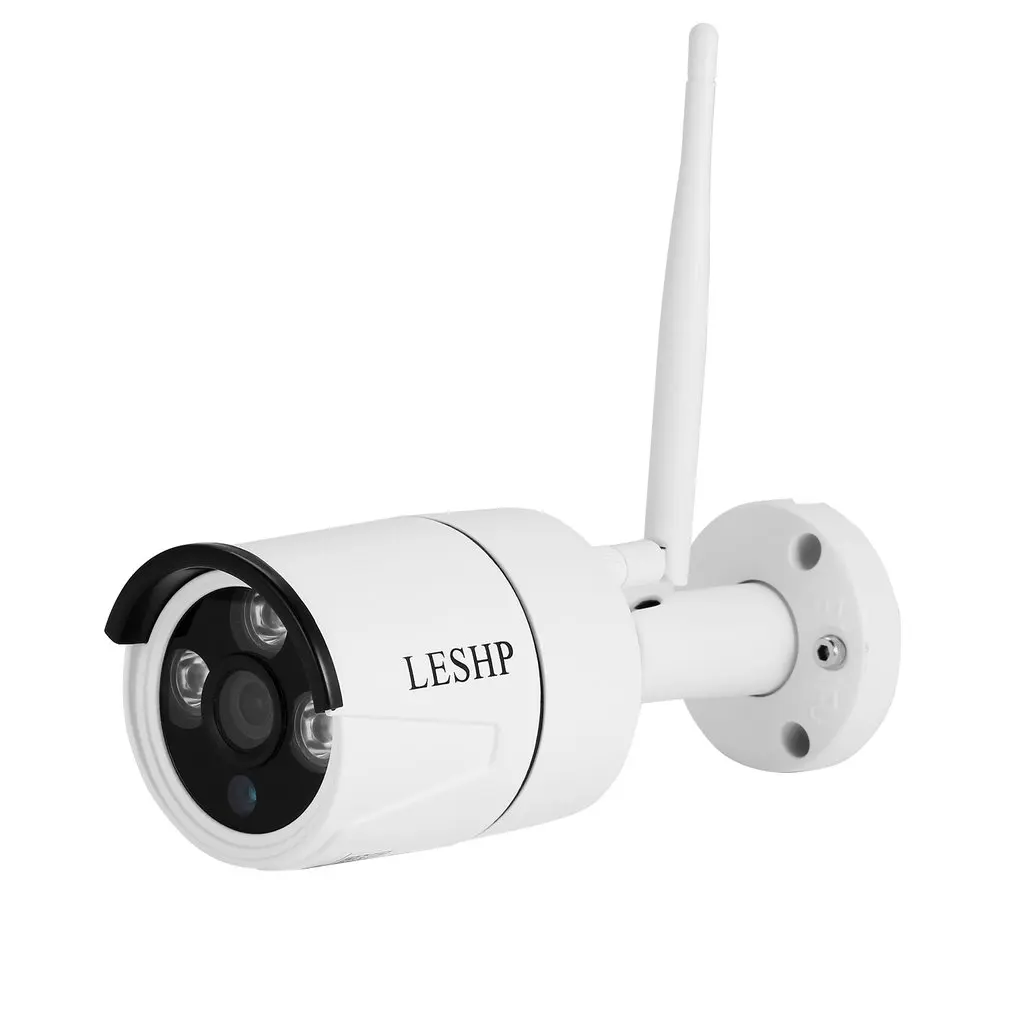 

LESHP 3.0MP HD WIFI Bullet IP Camera Outdoor Waterproof Security Camera Night Vision Mobile Detection Intelligent Alarm