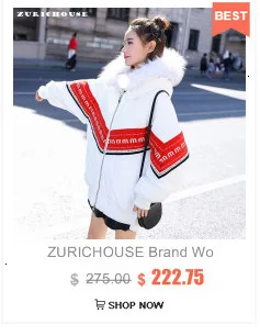ZURICHOUSE камуфляжная зимняя куртка-пуховик на утином пуху, Женская Роскошная длинная парка с большим меховым воротником и капюшоном, теплый пуховик со съемной подкладкой